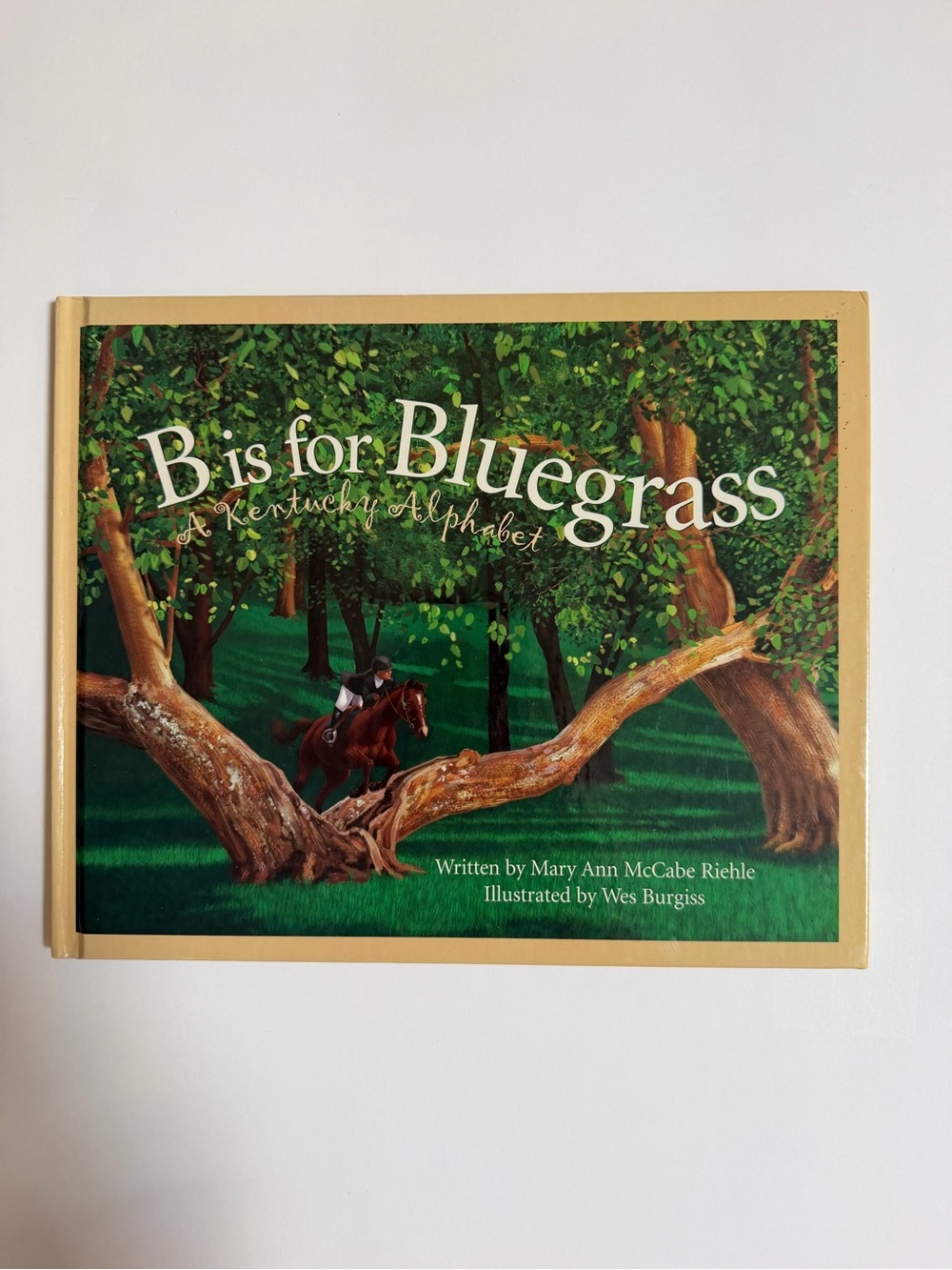 B is for Bluegrass KY Alphabet Book, hardcover by Mary Ann McCabe Riehle